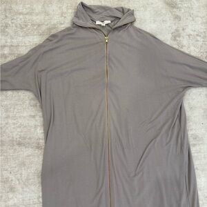 Beige Long-Sleeve Dress